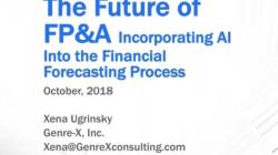 The Future of FP&A. Incorporating AI Into the Financial Forecasting Process