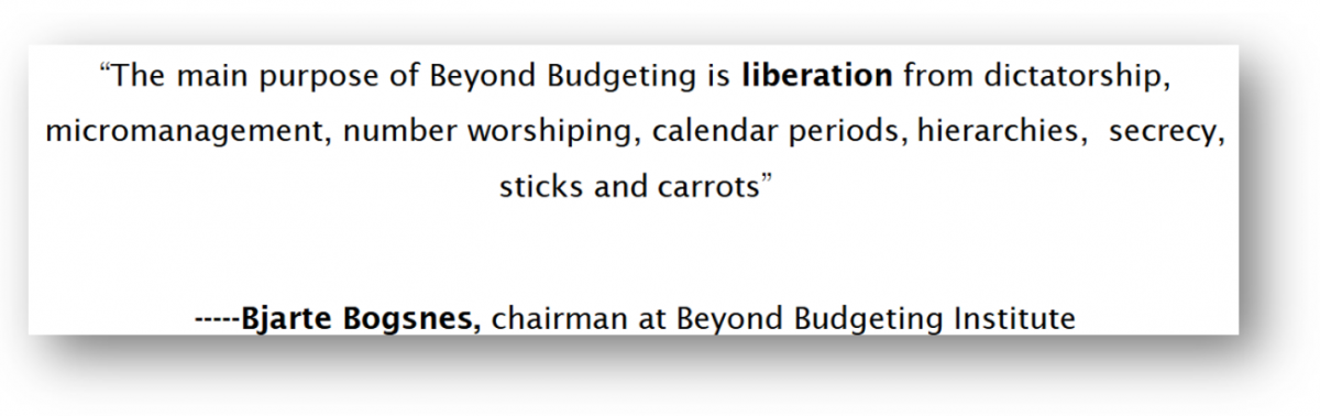 beyond budgeting