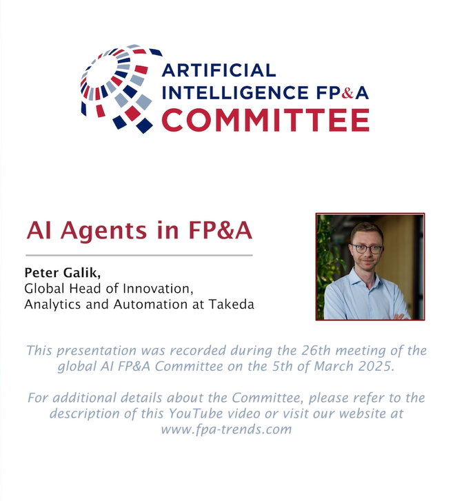 AI Agents in FP&A, case study by Peter Galik