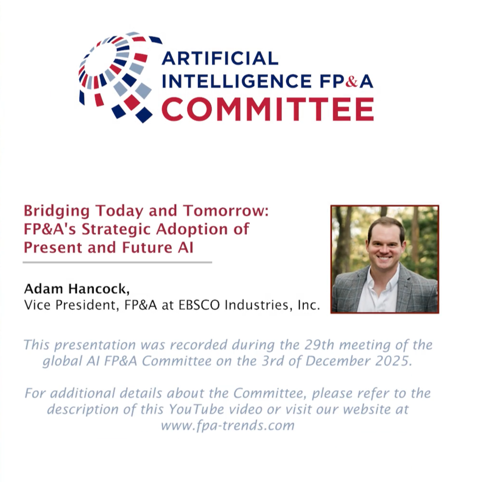Bridging Today and Tomorrow: FP&A's Strategic Adoption of Present and Future AI Capabilities