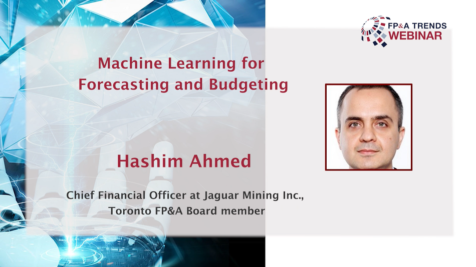 Machine Learning for Forecasting and Budgeting by Hashim Ahmed