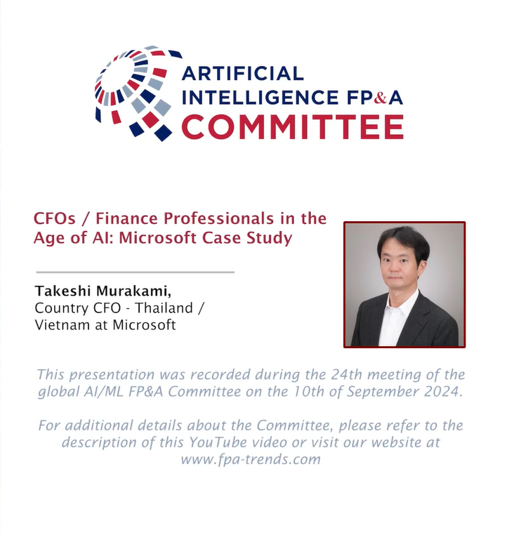 CFOs / Finance Professionals in the Age of AI - Microsoft Case Study