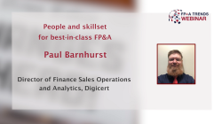 People and Skillset for best-in-class FP&A by Paul Barnhurst