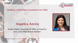 Building a Solid Data Foundation for FP&A by Angelica Ancira