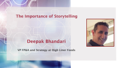 The Importance of Storytelling​ by Deepak Bhandari