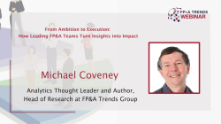 ​From Ambition to Execution: How Leading FP&A Teams Turn Insights into Impact​ by Michael Coveney, Head of Research at FP&A Trends