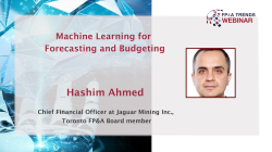 Machine Learning for Forecasting and Budgeting by Hashim Ahmed