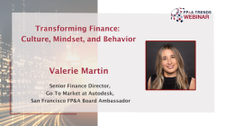 Transforming Finance: Culture, Mindset, and Behavior